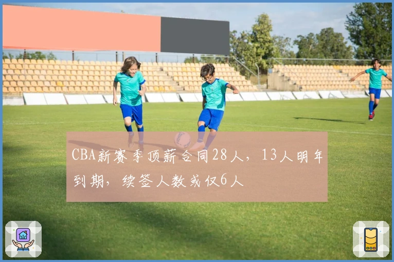 CBA新赛季顶薪合同28人，13人明年到期，续签人数或仅6人